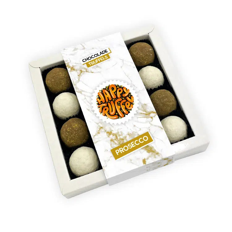 Chocoladetruffels - Prosecco (16 truffels) 250 gram