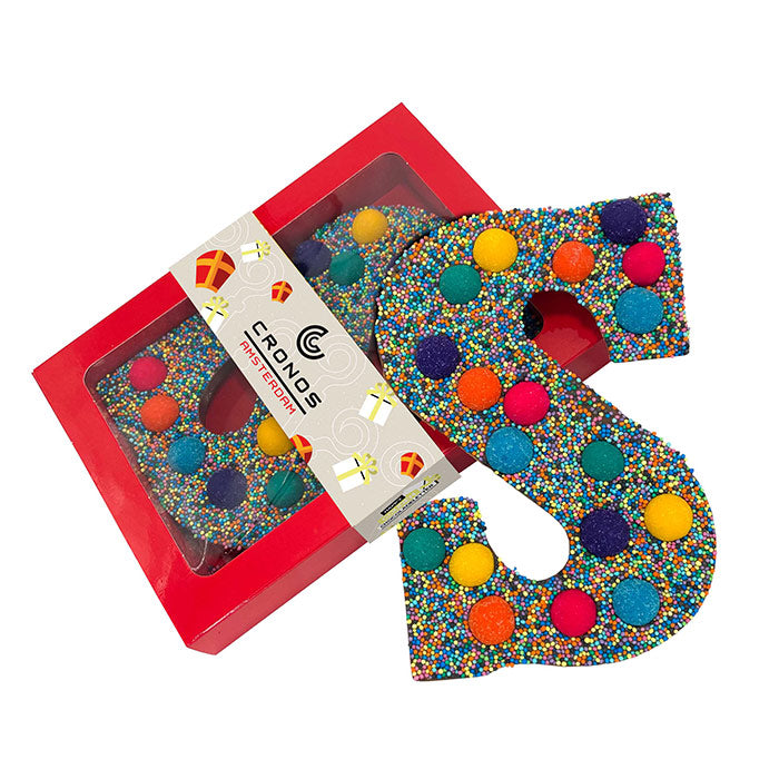 Chocolade Happy Chocoladeletter personaliseren (250 gram) - Melk