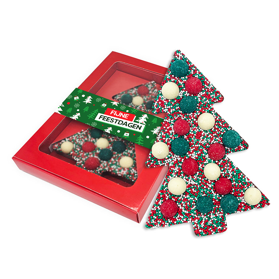 Chocoladetablet Kerstboom personaliseren (190 gram)