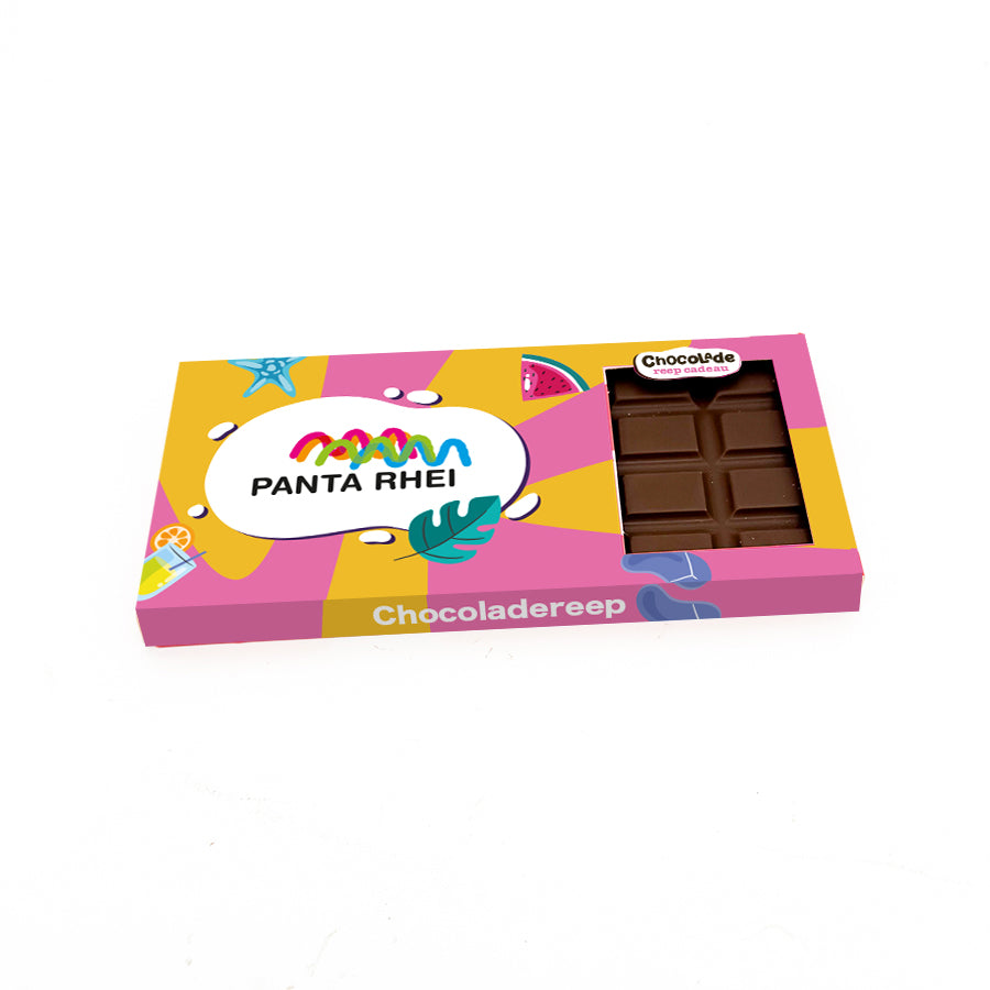 Chocoladereep in verpakking personaliseren (110 gram)