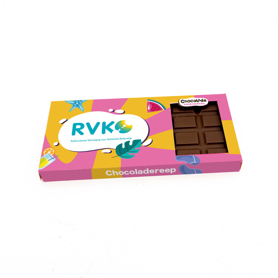 Chocoladereep in verpakking personaliseren (110 gram)