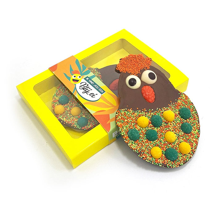 Chocoladetablet HappyChick personaliseren (190 gram)