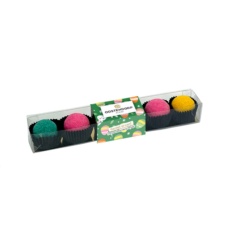 Chocoladetruffels 6 truffels personaliseren (85 gram)