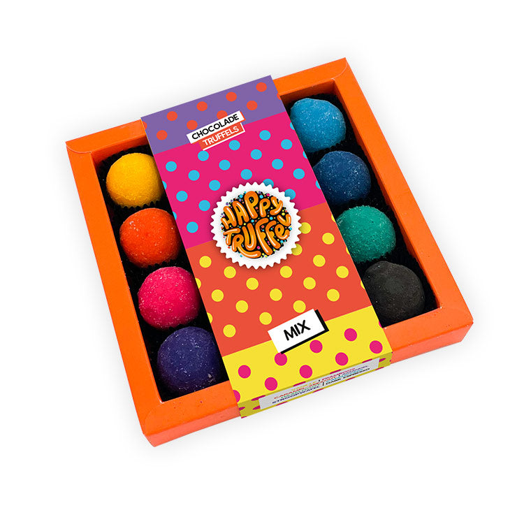 Chocoladetruffels - Mix (16 truffels) 250 gram