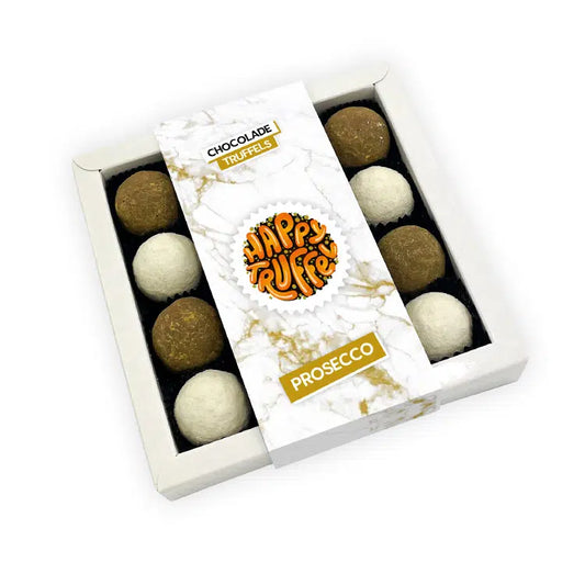 Chocoladetruffels - Prosecco (16 truffels) 250 gram