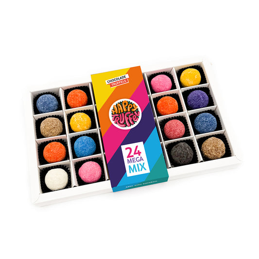 Chocoladetruffels - Mega Mix (24 truffels) 336 gram