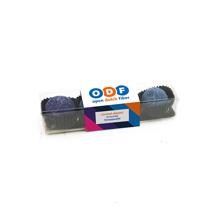 Chocoladetruffels 4 truffels personaliseren (60 gram)
