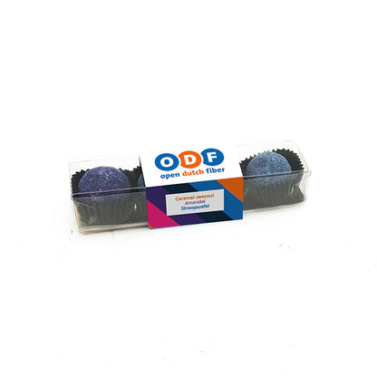 Chocoladetruffels 4 truffels personaliseren (60 gram)