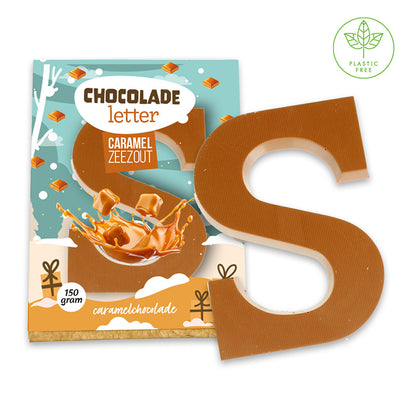 Happy chocoladeletter smaak (150 gram) personaliseren [Plasticvrij]