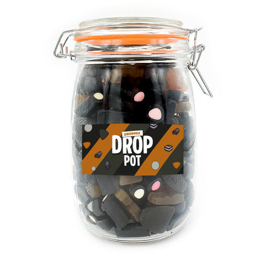 Snoeppot weck “Drop pot” dropmix (1000 ml)