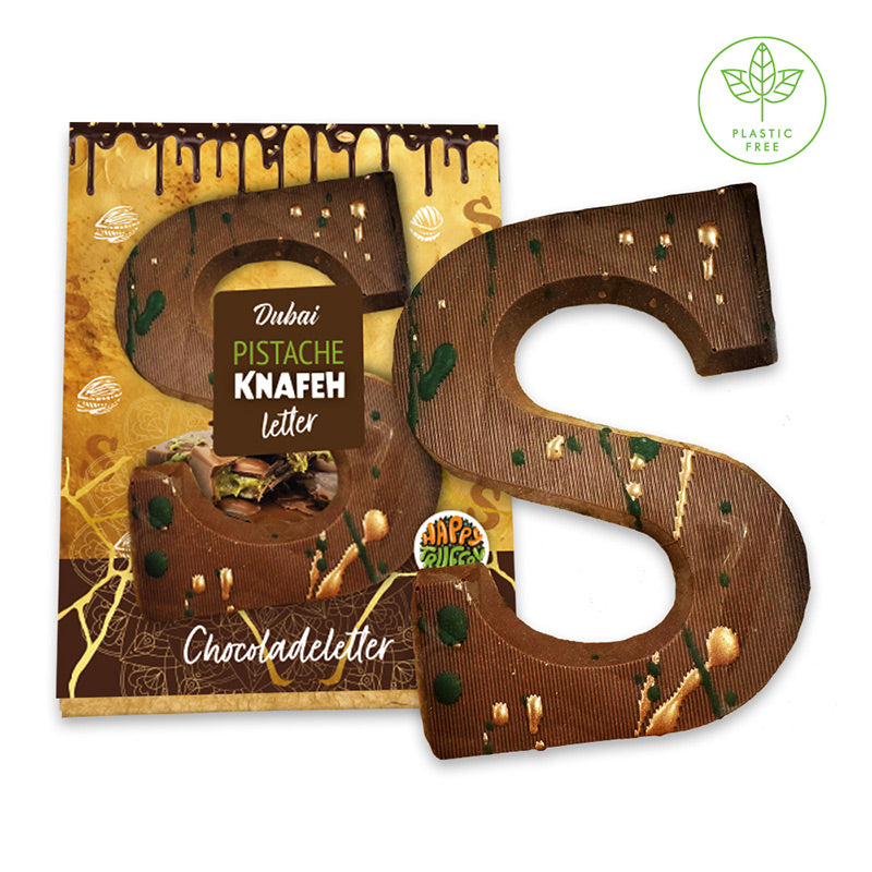 Pistache Dubai Knafeh chocoladeletter - Limited Edition (150 gram) [Plasticvrij]