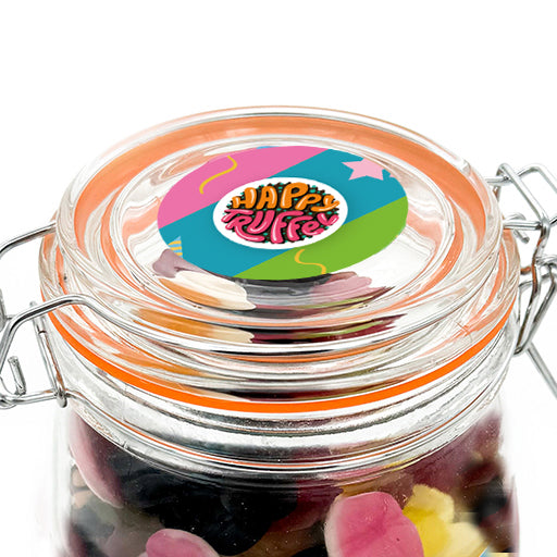 Snoeppot weck “Gefeliciteerd Pot” (1000 ml)