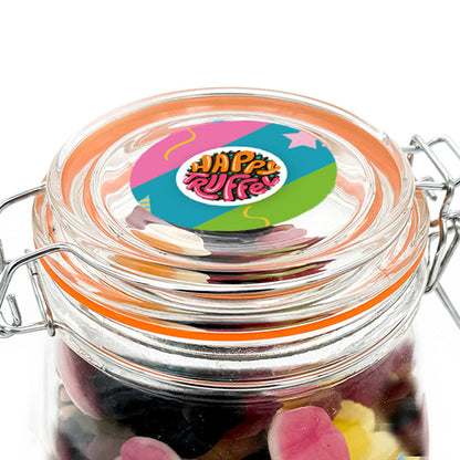 Snoeppot weck “Gefeliciteerd Pot” (1000 ml)