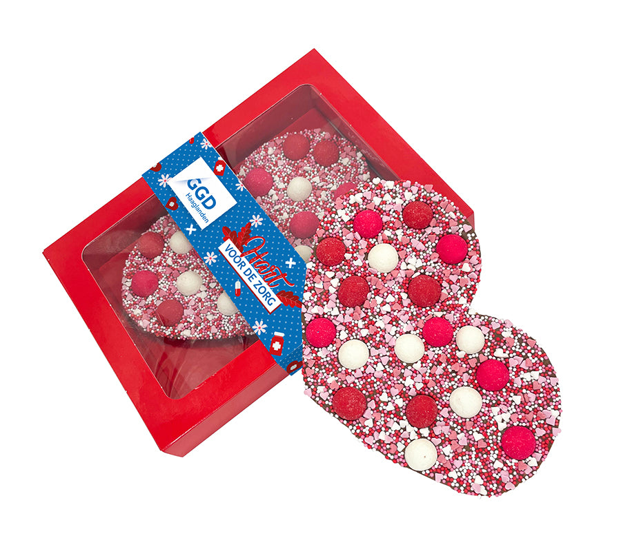 Chocoladetablet HappyHart personaliseren (190 gram)