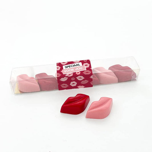 Chocolade Happy kusjes "Speciaal voor jou" (6 stuks)