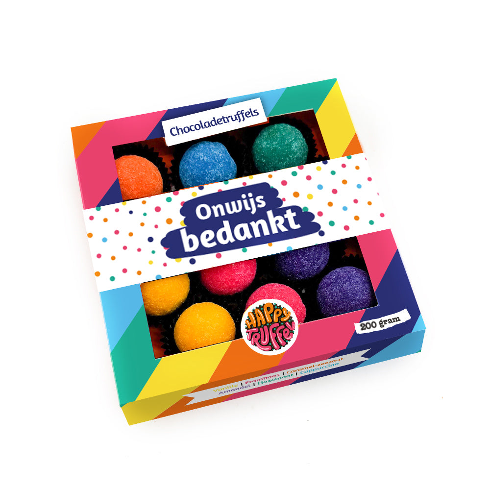 Chocoladetruffels - Mix (12 truffels) 200 gram