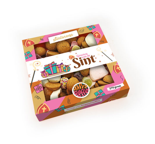 Snoeppakket “Groeten van de Sint” strooigoed (175 gram) personaliseren - Limited Edition