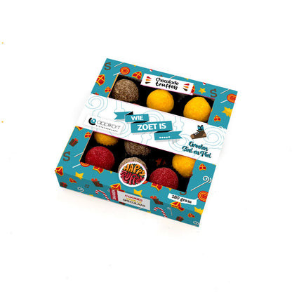 Chocoladetruffels 12 truffels personaliseren (200 gram)